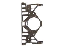 1396529 mirror mounting plate left compatible with SCANIA 4 Series 1994-2008 and P-, G-, R-, T Series 2003-2018 XKLAMP