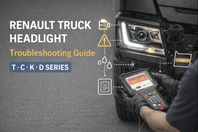 Renault Truck Headlight Troubleshooting Guide for T, C, K & D Series