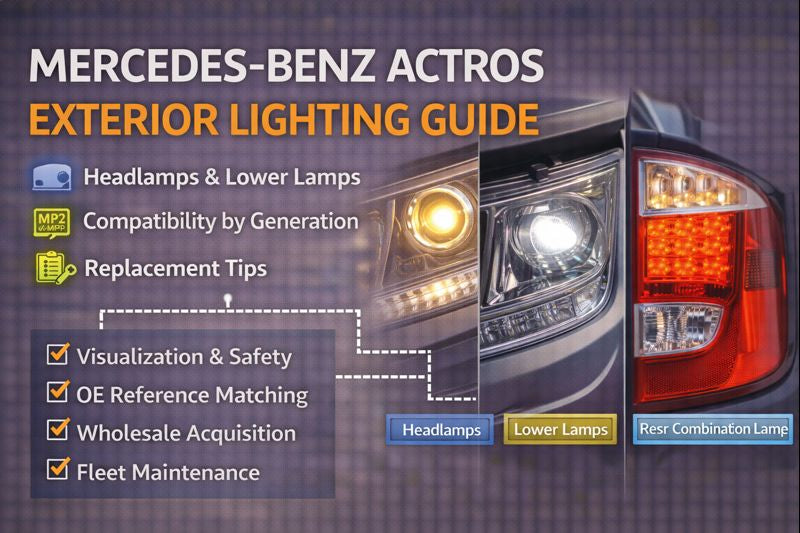 Mercedes-Benz Actros Exterior Lighting System Overview: Functions, Compatibility & Replacement Tips