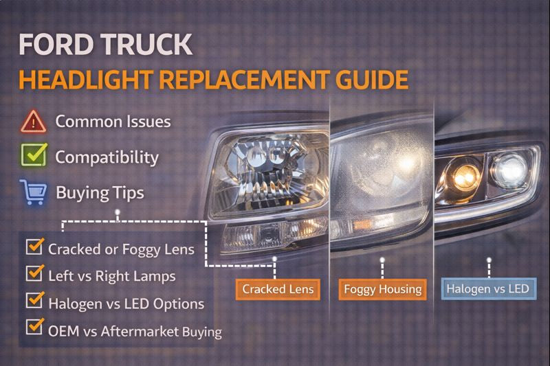 Ford Truck Headlight Replacement Guide: Common Issues, Compatibility & Buying Tips