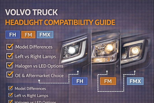 Volvo Truck Headlight Compatibility Guide: FH, FM & FMX Explained