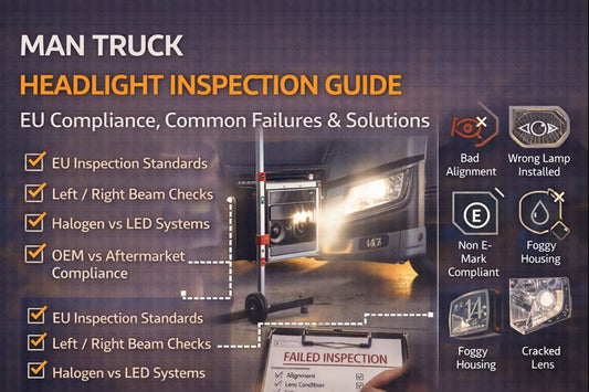 MAN Truck Headlight Inspection Guide: EU Compliance, Common Failures & Solutions