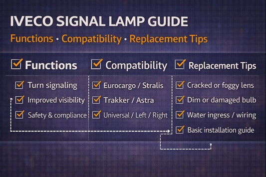 IVECO Signal Lamp Guide: Functions, Compatibility & Replacement Tips