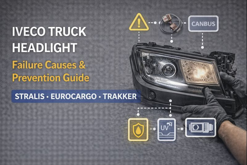 Iveco Truck Headlight Failure Causes & Prevention Guide for Stralis, Eurocargo & Trakker