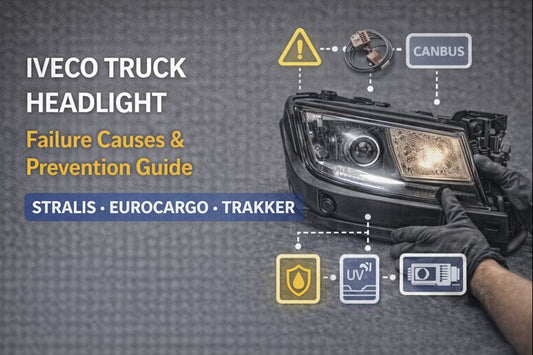 Iveco Truck Headlight Failure Causes & Prevention Guide for Stralis, Eurocargo & Trakker