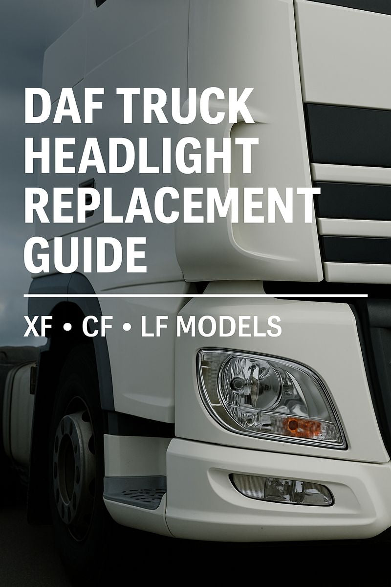 DAF Truck Headlight Replacement Guide: XF, CF & LF Models
